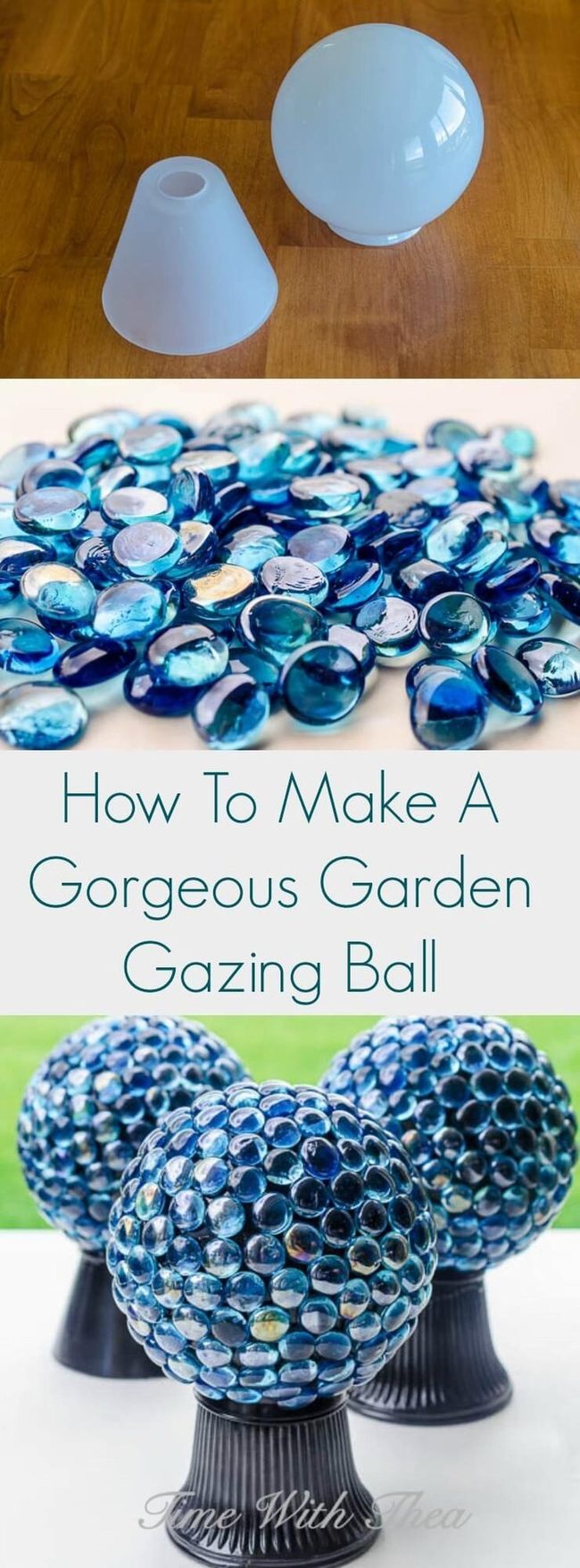 Mirrored Sphere Garden Focal Point