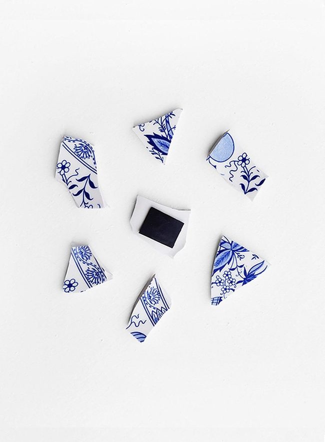 Blue Ceramic Fragments Story