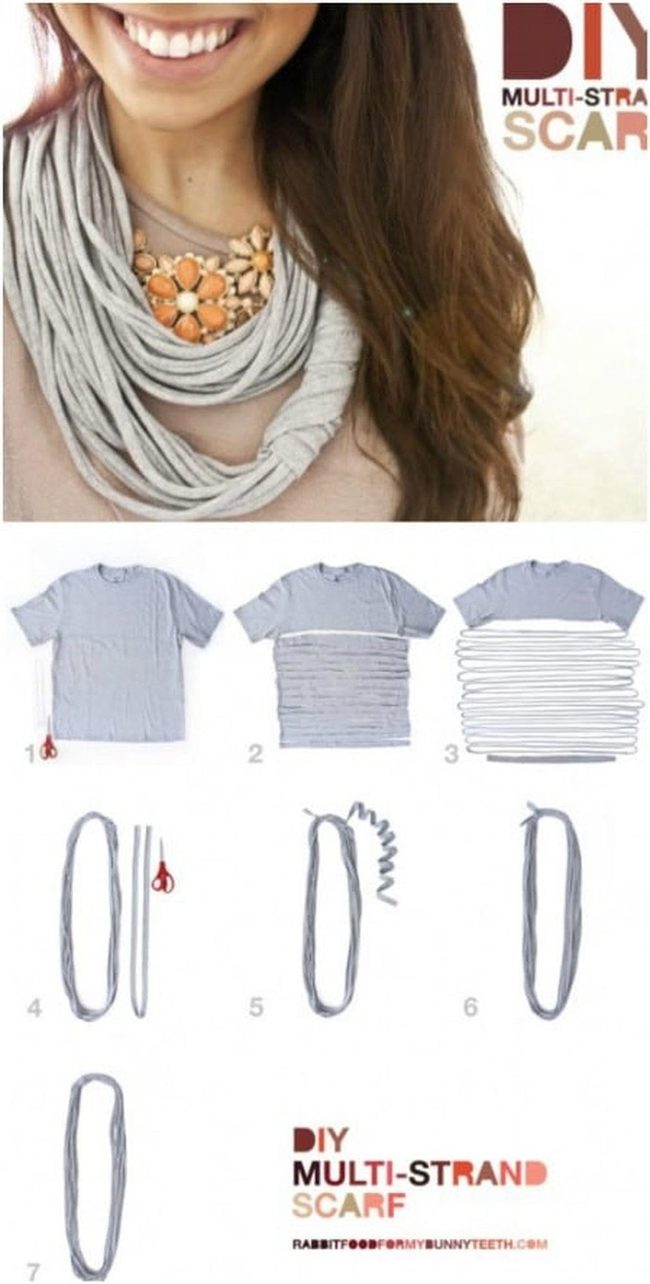 Layered Yarn Gift Scarf
