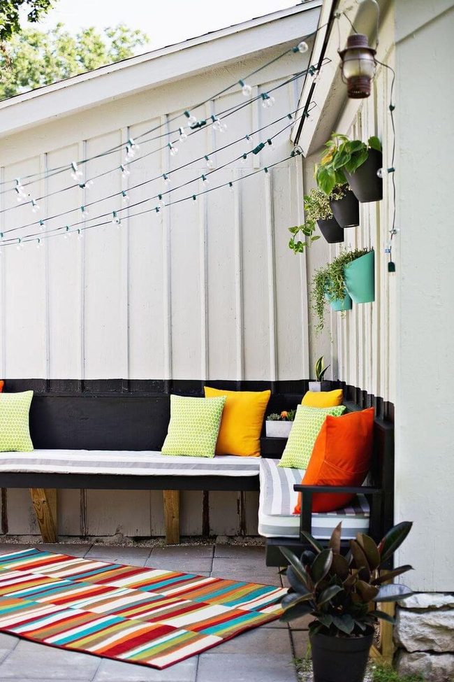 Green Wall Lights Patio