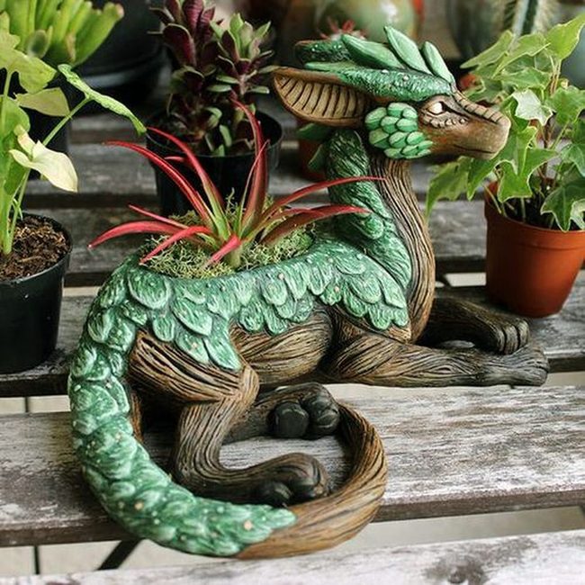 Mythical Ceramic Garden Guardians