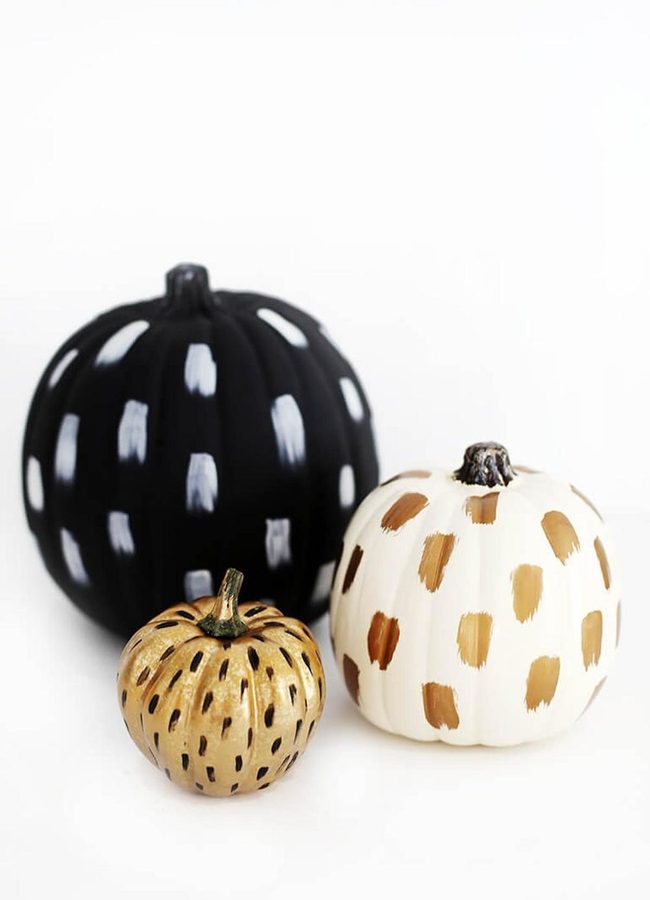 Painted Pumpkins In Oversized Splendor
