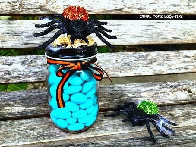 Sparkly Spider Candy Jar