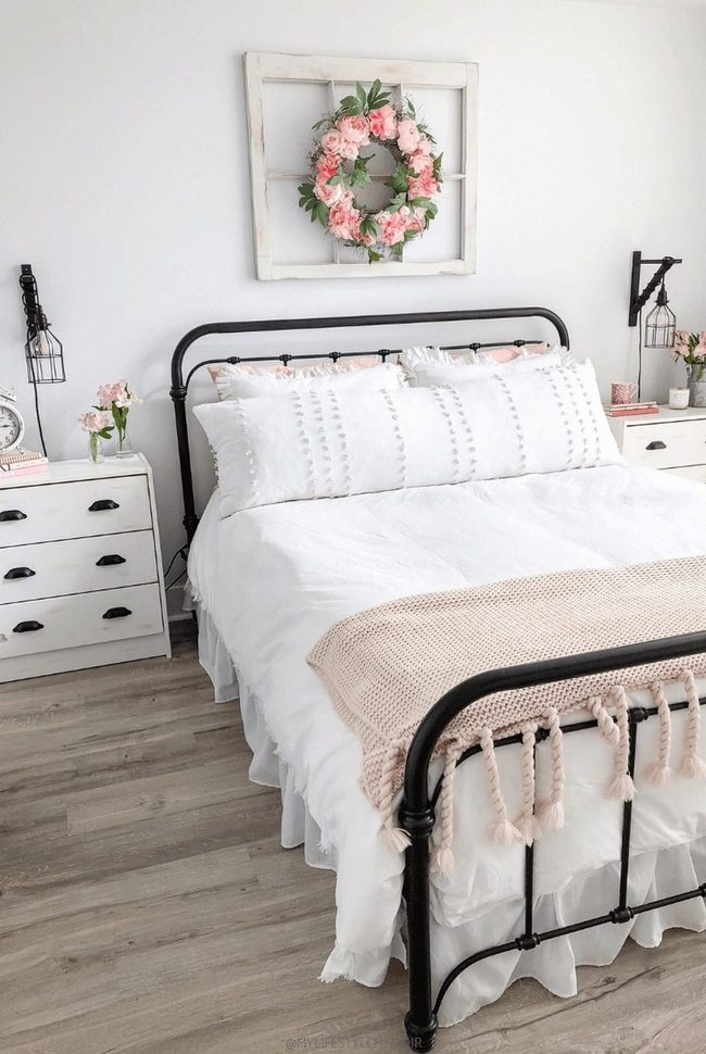Pink Cottage With Industrial Edge