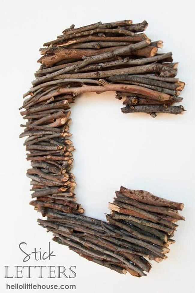 Wooden Stick Figure Characters