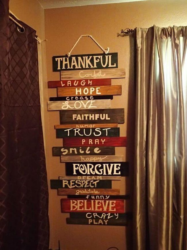 Reclaimed Wood Inspiration Wall