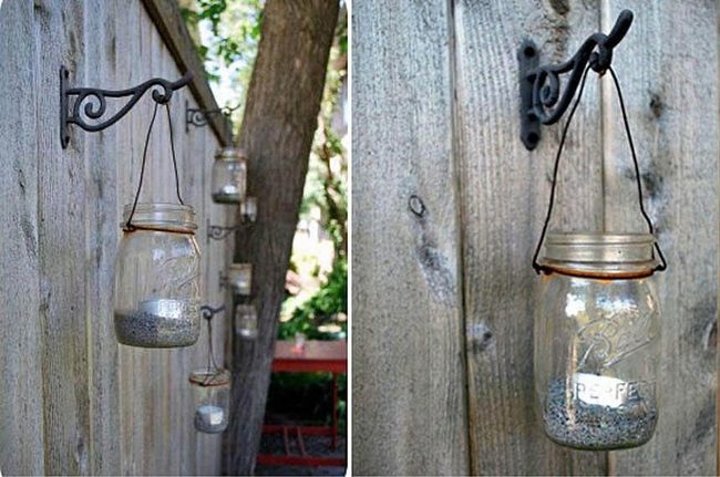 Glowing Glass Garden Lights