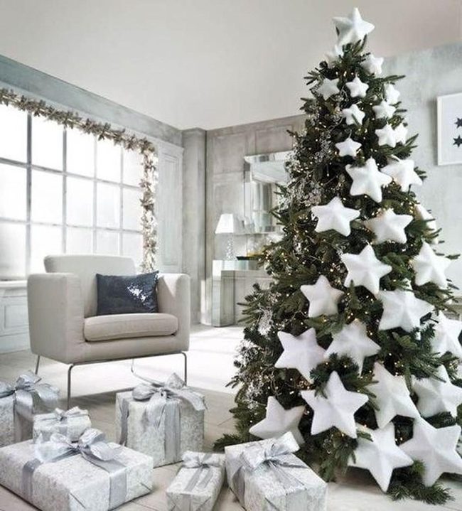 White Ornaments, Silver Gifts, Cream Serenity