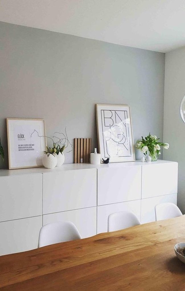 Wooden Table, White Serenity