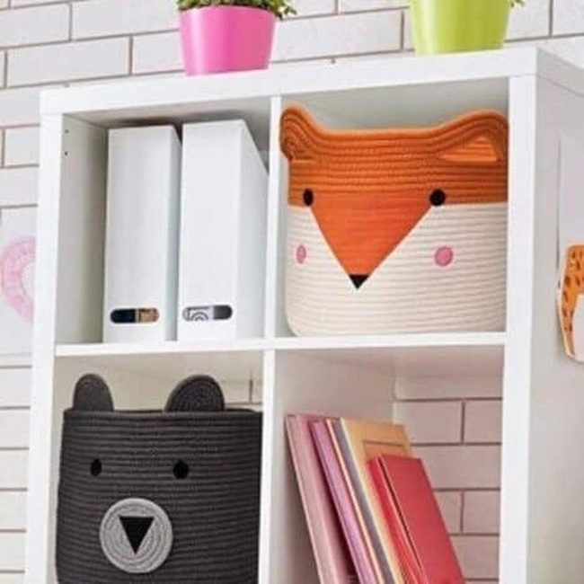 Animal Print Storage Baskets