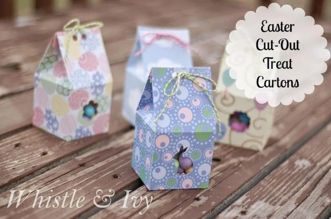 Pastel Bunny Gift Cartons