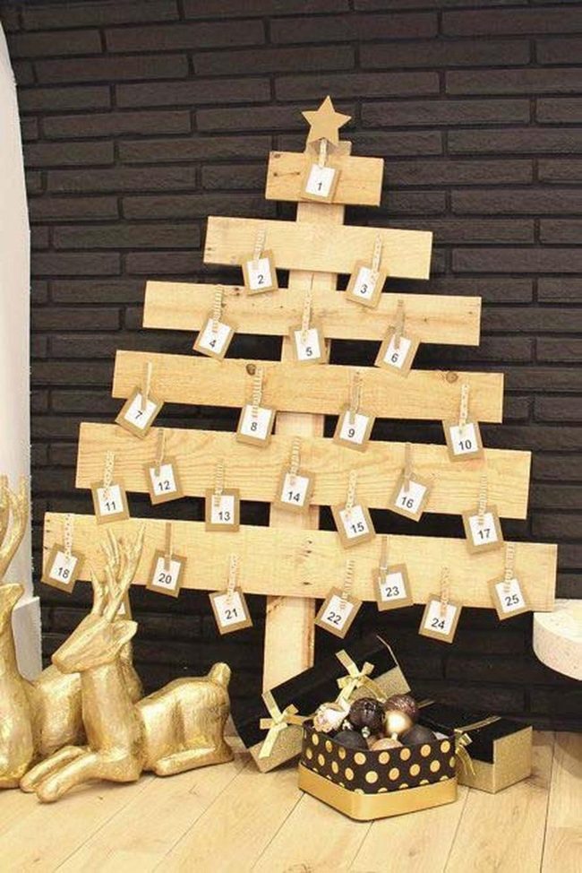 Pallet Wood Advent Calendar
