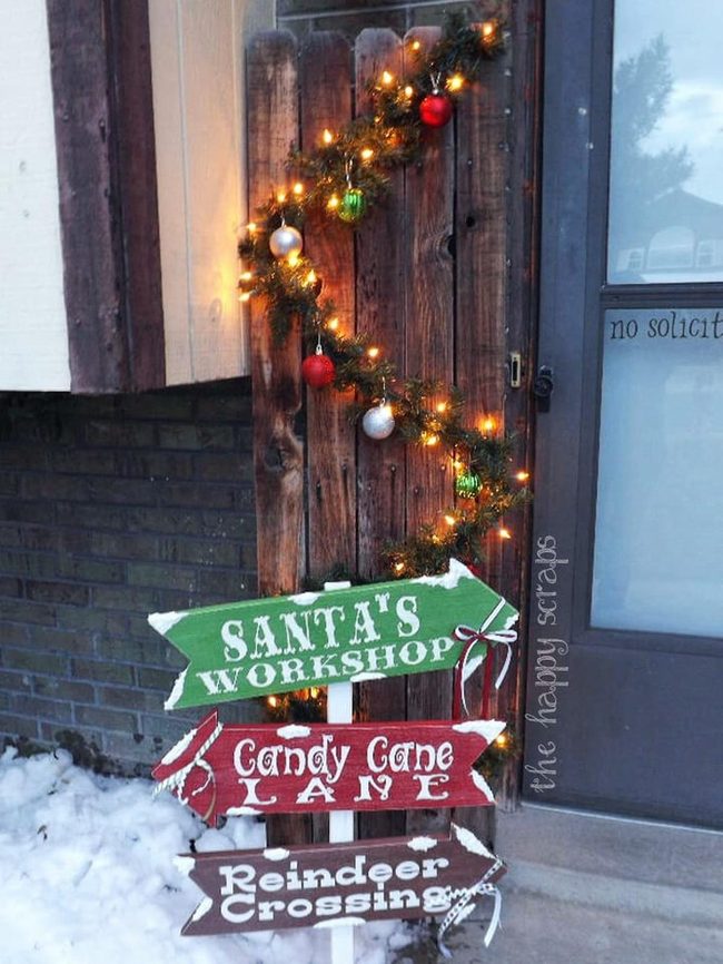 Red And White Holiday Markers