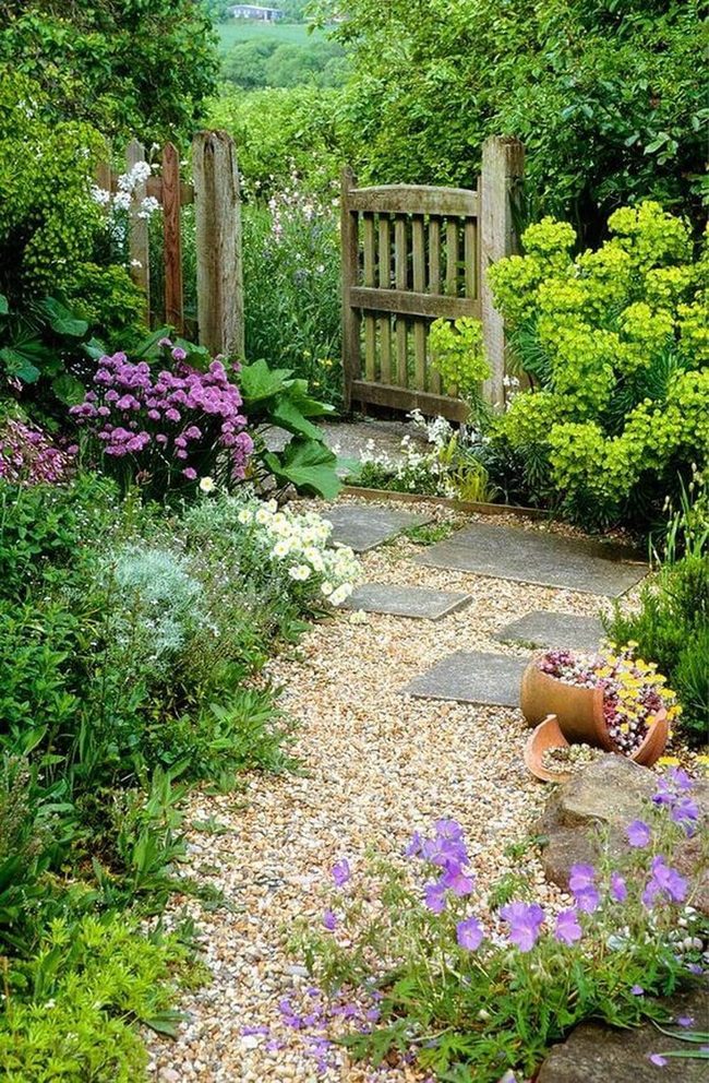 Lavender Paths Through Blooming Abundance