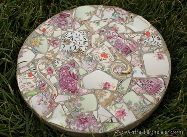 Colorful Mosaic Garden Stones