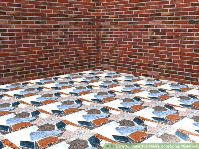 Red Brick, Blue Tile Foundation