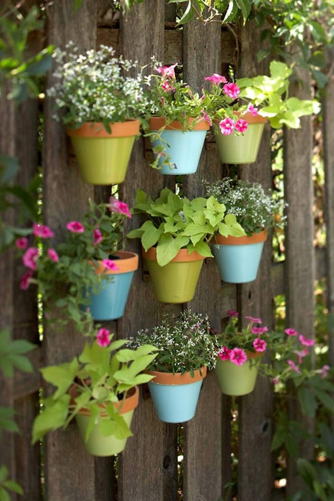 Green And Blue Ceramic Garden
