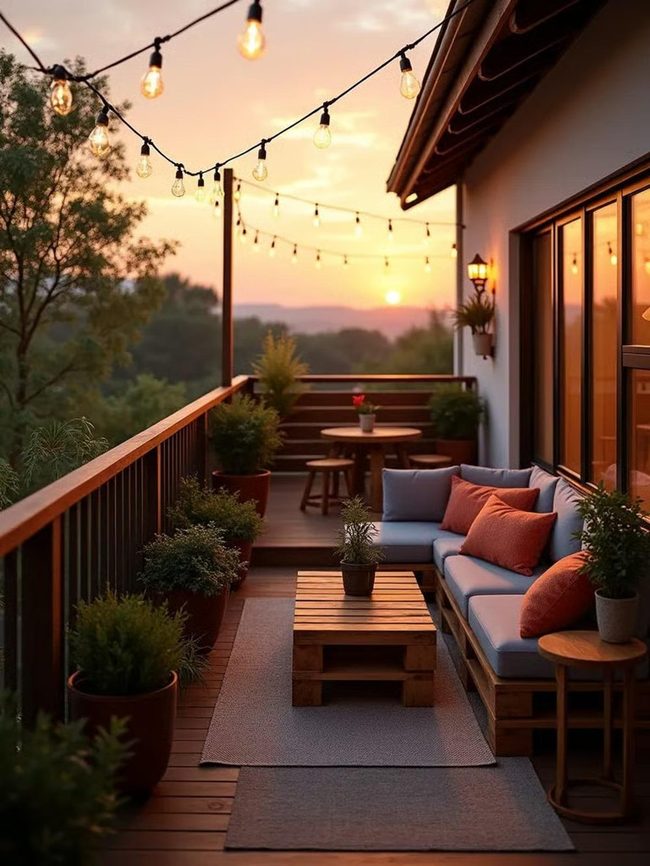 Colorful Open-Air Cushions Transform Balconies