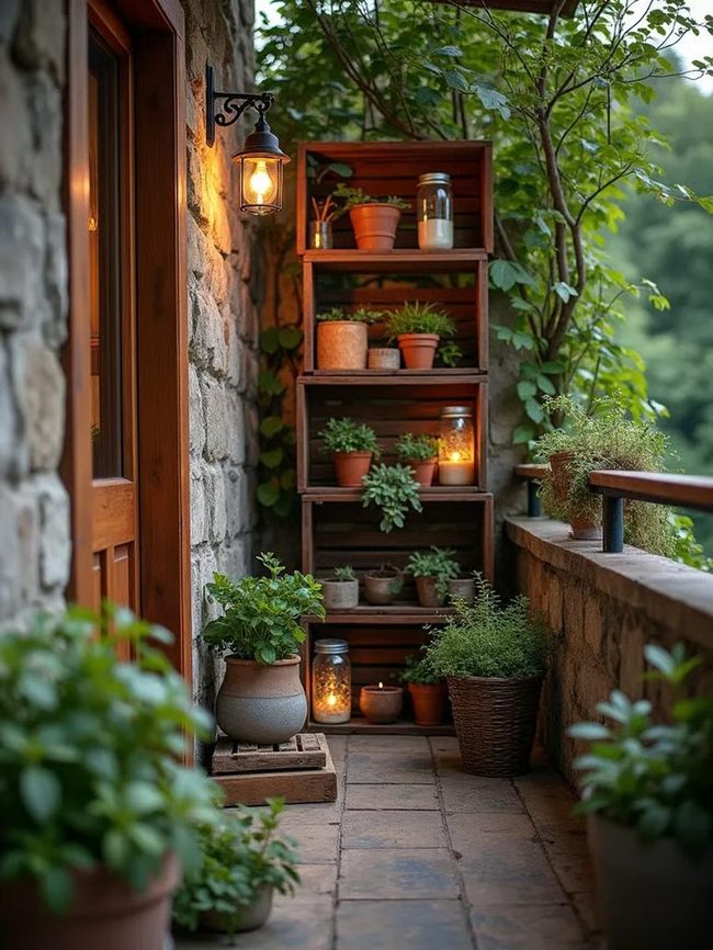 Wheeled Teak Pallets Corner Seating