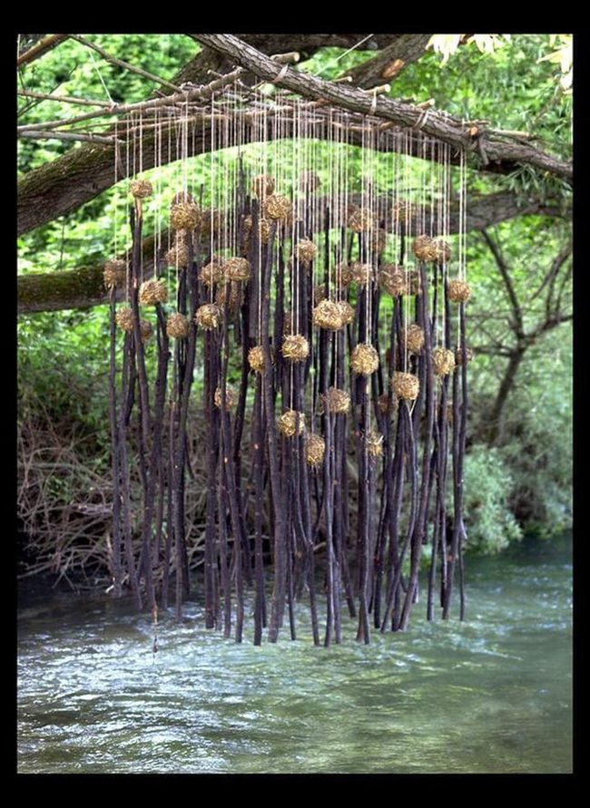 Wooden Orbs Garden Mobile