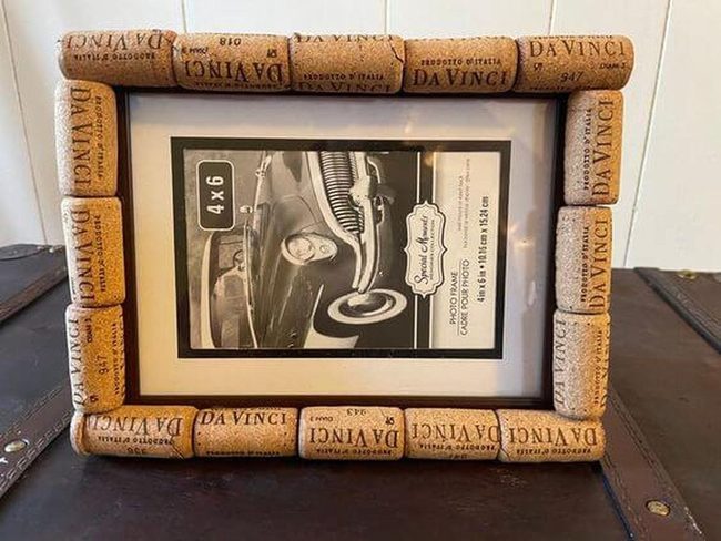 Recycled Cork Photo Frame