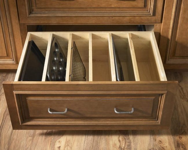 Wooden Baker'S Drawer Dividers