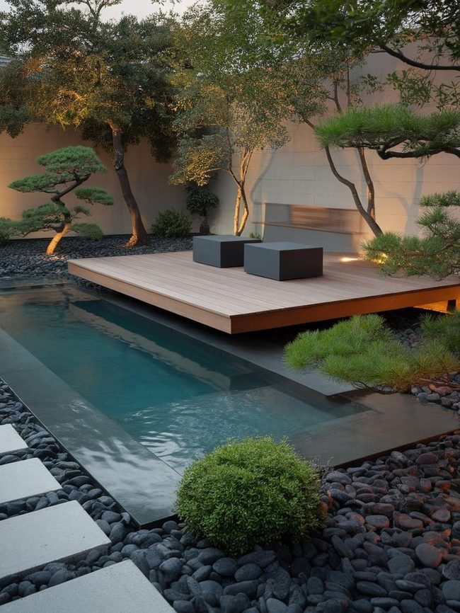 Small Wooden Platform Oasis