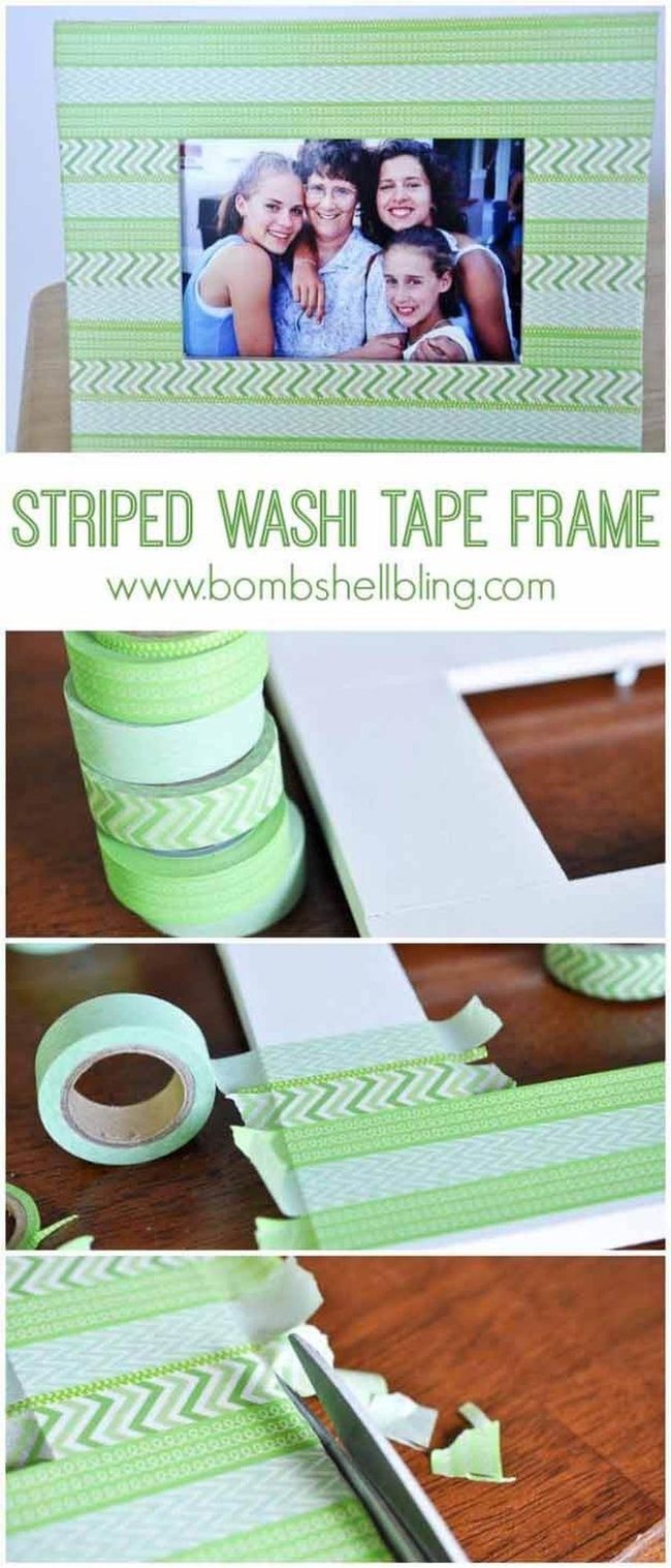 Washi Tape Frame Revival