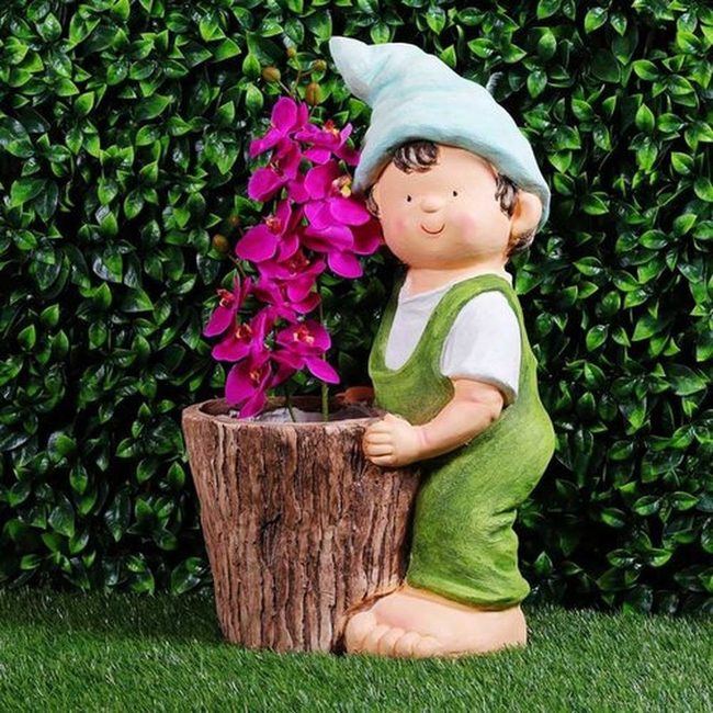 Ceramic Butler Planter With Attitude