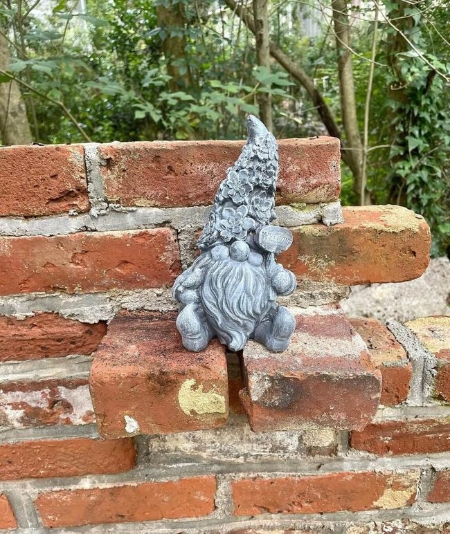 Cheerful Gnome Garden Greeter