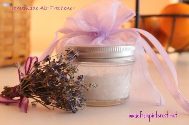 Dried Lavender In Glass Jars