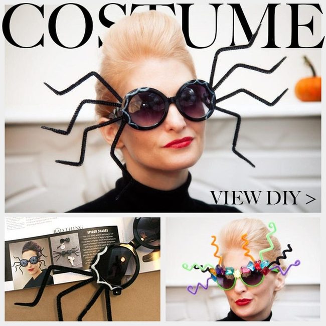 Spider Leg Glasses Green And Orange
