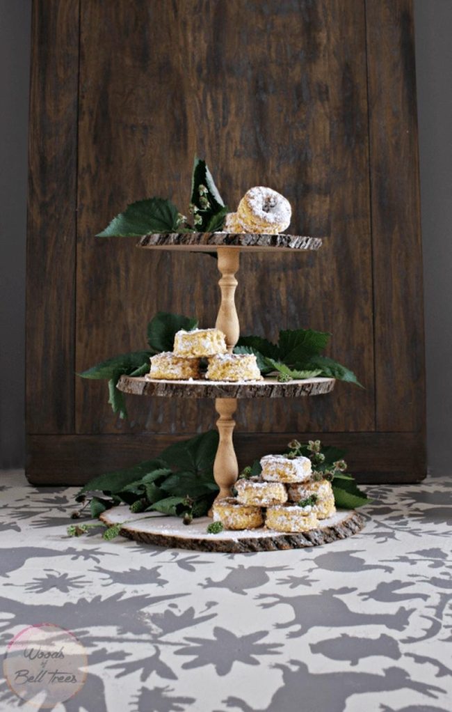 Tiered Wood Cake Stands