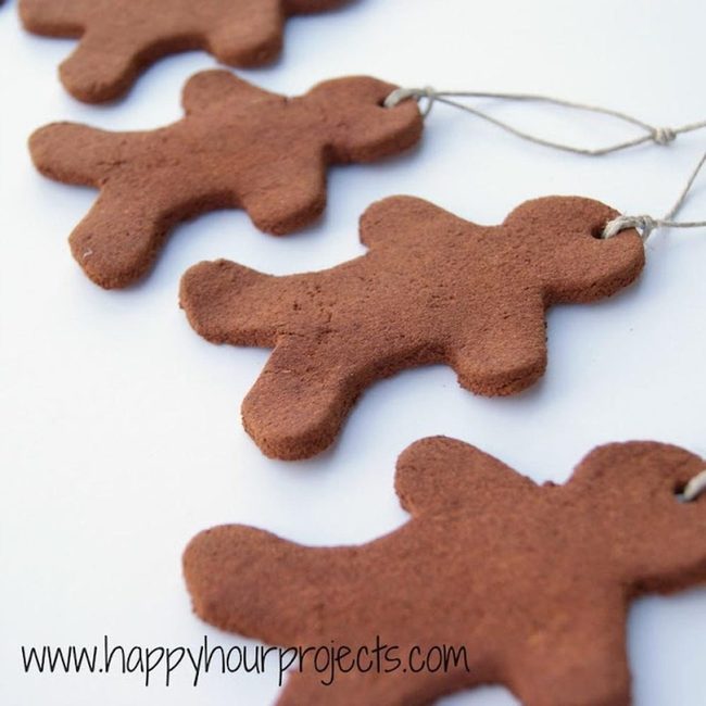 Brown Clay Ornaments