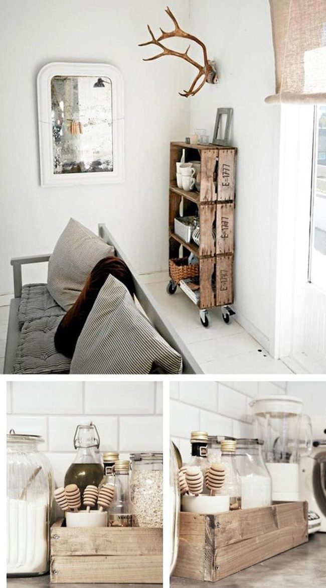 Striped Bench, Honey Light