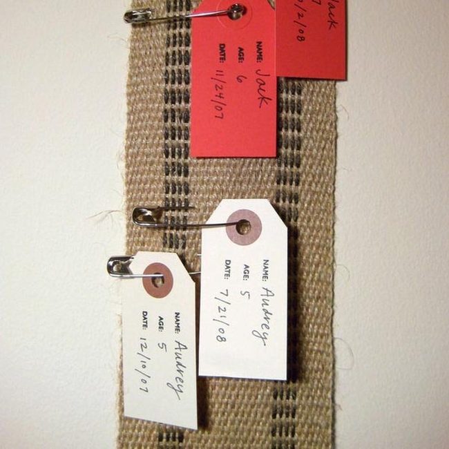 Red Tags On Woven Memories
