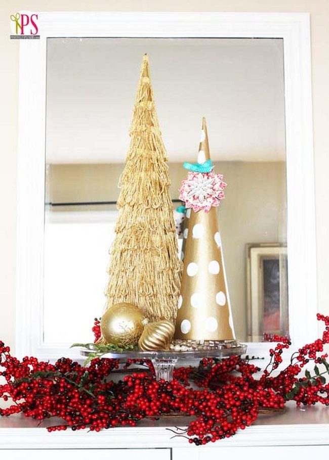 Gold Wrapped Festive Branches