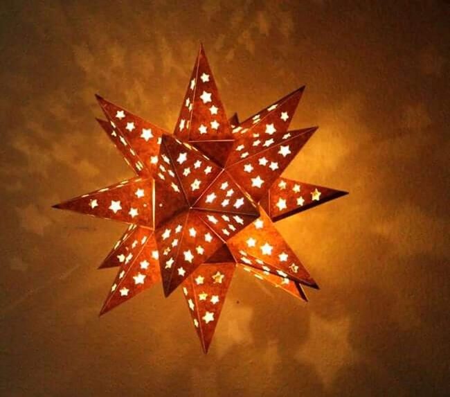 Rust Star Lanterns