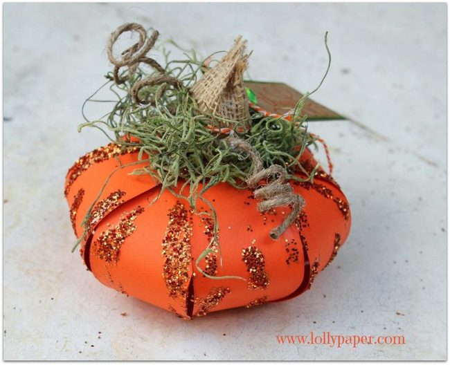 Orange Pumpkin Glitter Shimmer