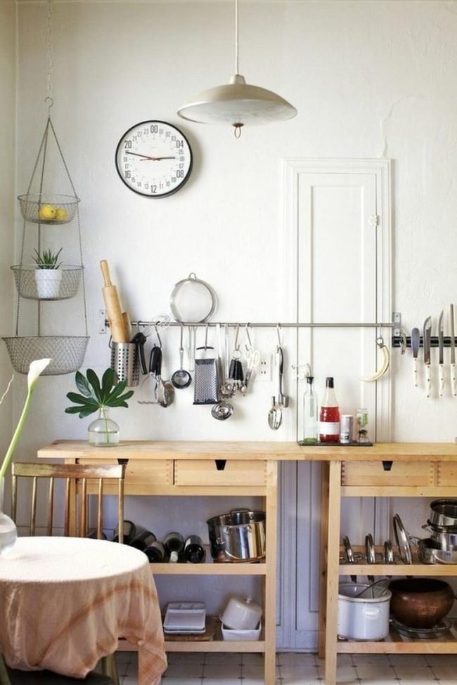 Hanging Metal Baskets, Fresh Greens
