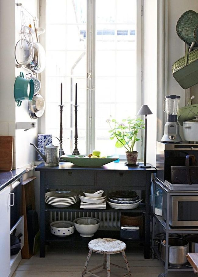 Sunlit Kitchen Nook Reflections