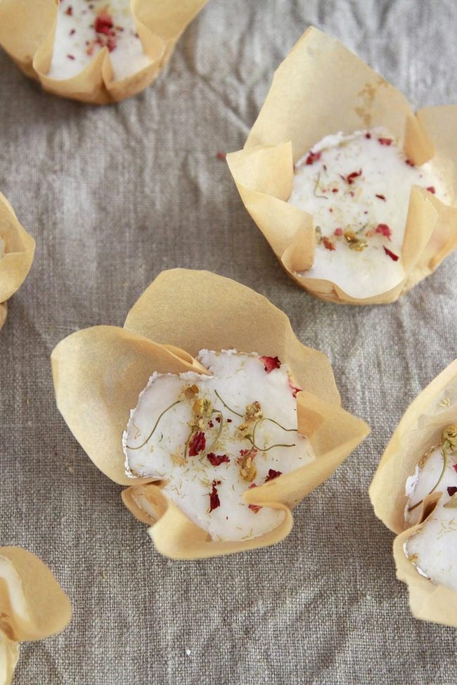 Parchment-Wrapped Dessert Petals