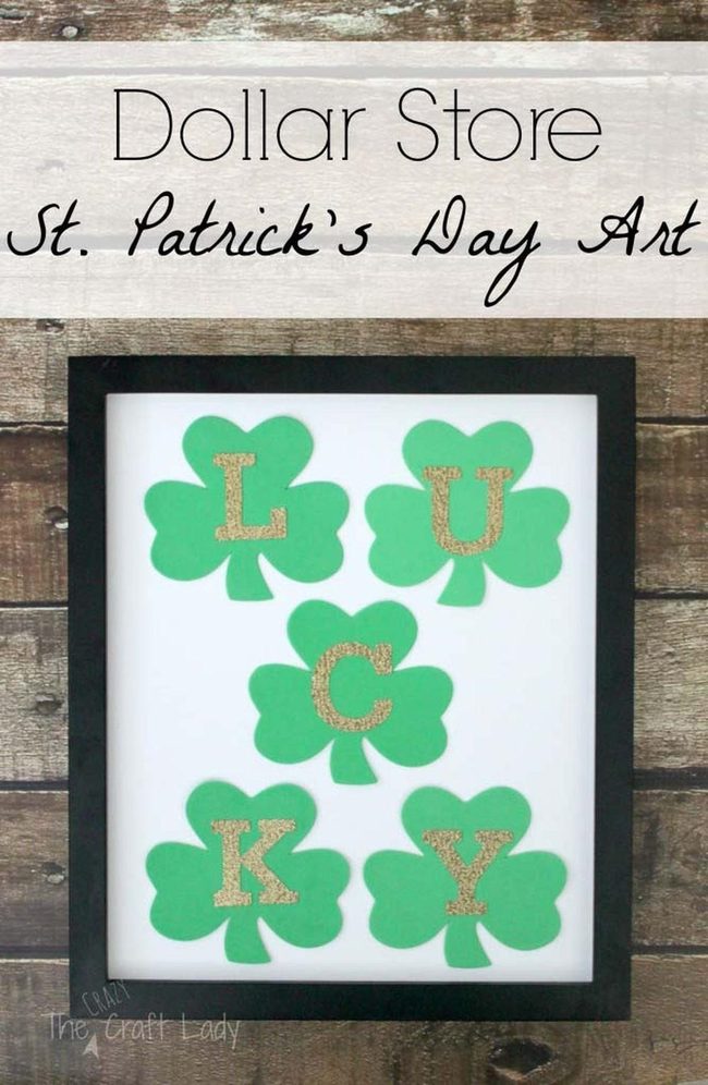 Green Shamrock Lucky Gold
