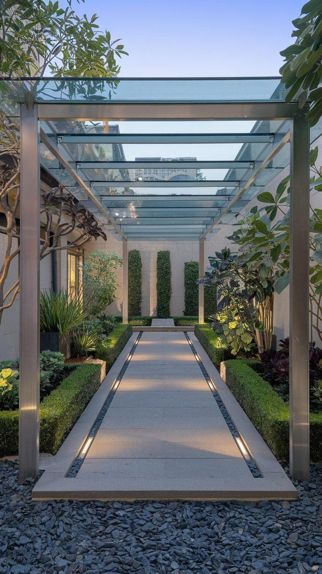 Elevated Hardwood Pathway Terrace Protection