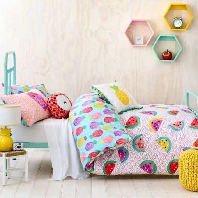 Pink Fruit Bedding Paradise