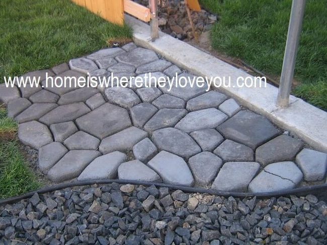 Stone Pathway Weekend Project