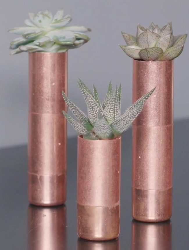 Copper Pipe Plant Cascades