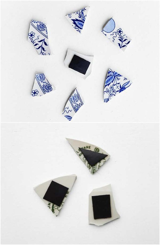 Broken Porcelain Fridge Magnets