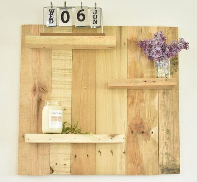 Weathered Maple Pallet Wall Systems
