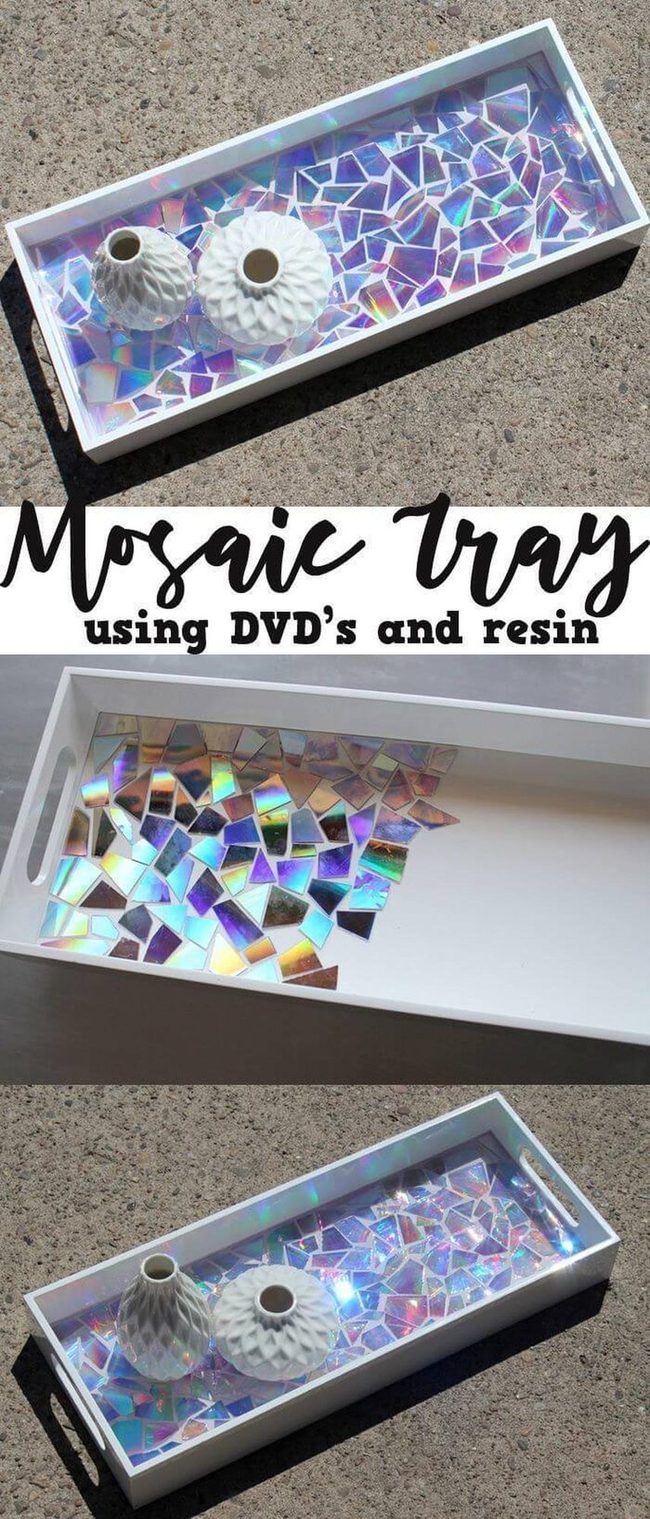 Recycled Dvd Mosaic Sparkle